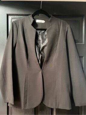 Choies Black Open-Front Blazer